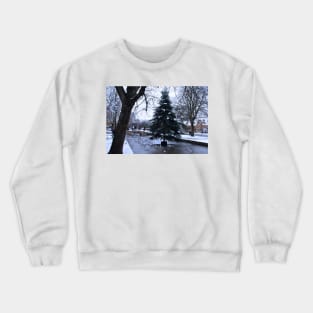 Bourton on the Water Christmas Tree Cotswolds Crewneck Sweatshirt